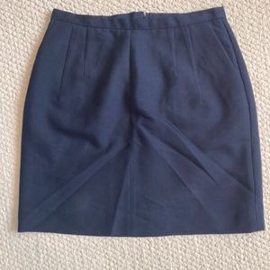 J. Crew Skirt - Navy Blue - Size: 8